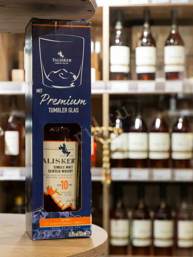 В магазине Крю Профи Talisker 10 Years Old in gift box with glass 0.7 л