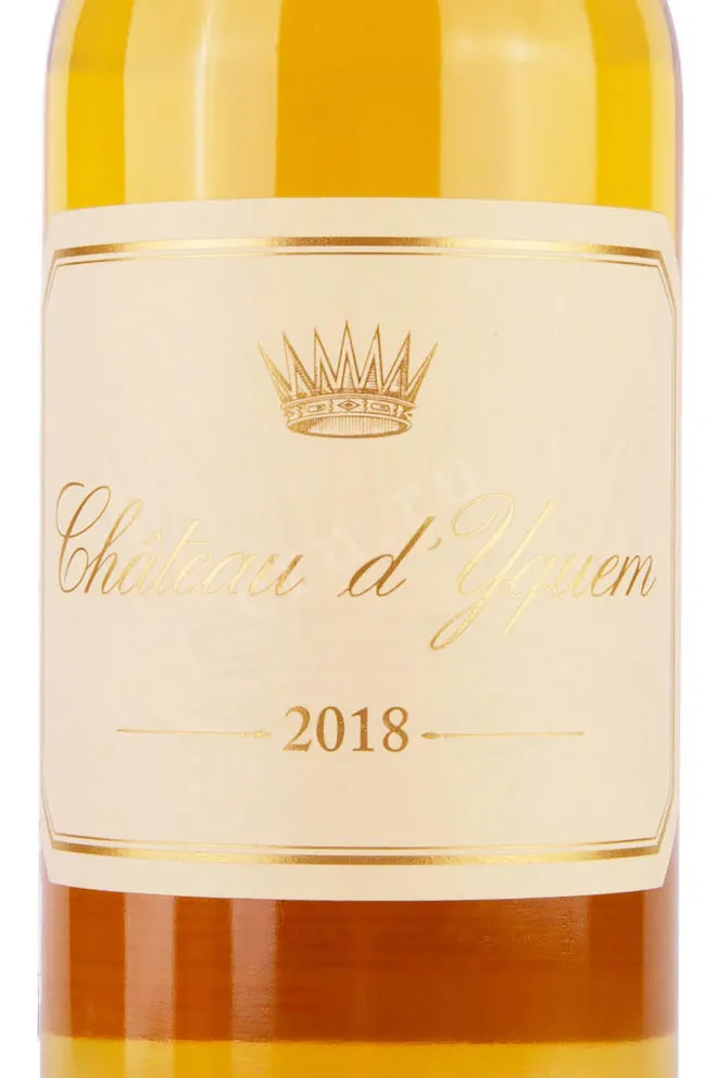 Этикетка Chateau d'Yquem Sauternes 2018 0.75 л