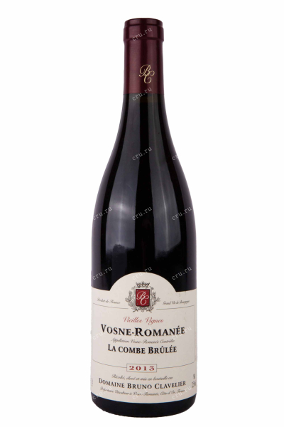 Вино Domaine Bruno Clavelier Vosne-Romanee La Combe Brulee Vieilles Vignes 2013 0.75 л
