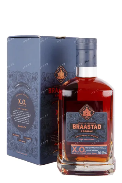 Коньяк Braastad XO gift box  0.7 л