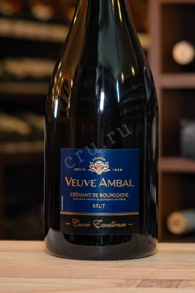 В магазине Крю Профи Veuve Ambal Cuvee Excellence Brut Cremant de Bourgogne 2022 0.75 л