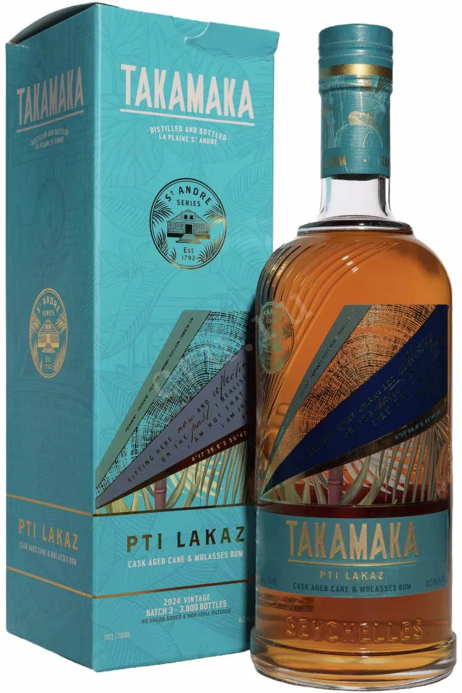 Ром Takamaka Pti Lakaz in gift box  0.7 л