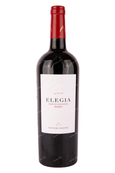 Вино Elegia Primitivo de Manduria Riserva 2019 0.75 л