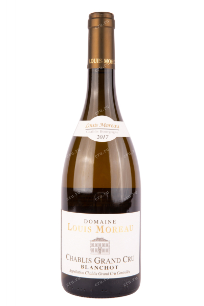 Вино Chablis Grand Cru Blanchot Domaine Louis Moreau 2017 0.75 л