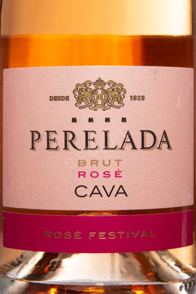 Этикетка Cava Perelada Brut Rosado 2021 0.75 л