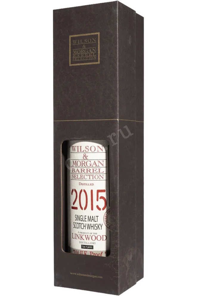 В подарочной коробке Wilson & Morgan Barrel Selection Linkwood Sherry Finish Oloroso 9 Years Old in gift box 0.7 л