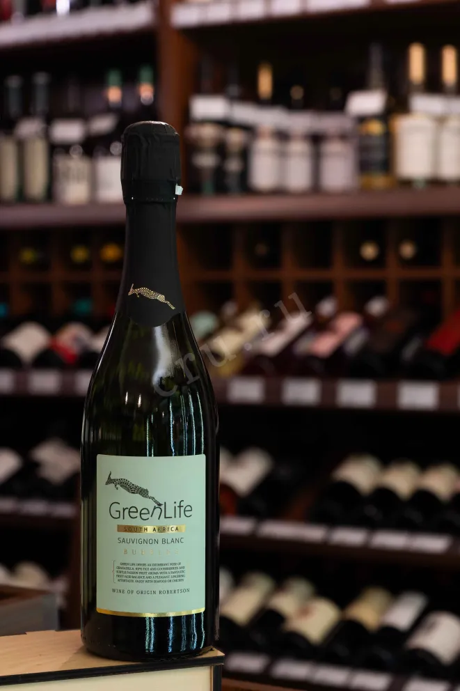 В магазине Крю Профи GreenLife Sauvignon Blanc Bubbles White Extra Brut 2024 0.75 л