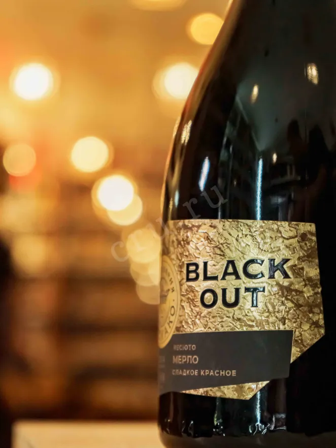 В магазине Крю Профи Myskhako Black Out Recioto Merlot 2024 0.75 л