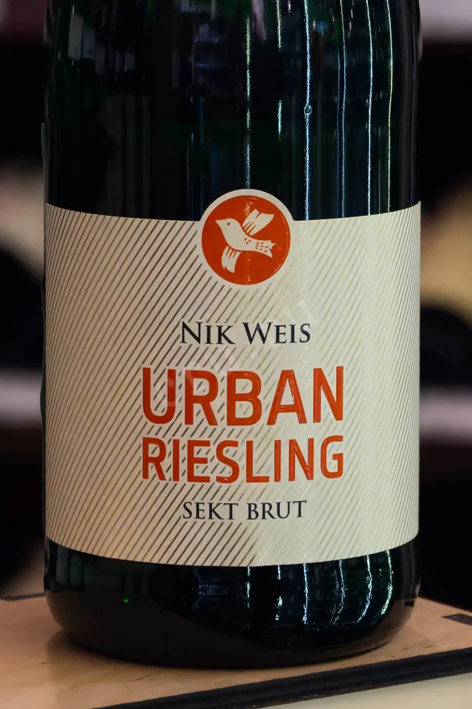 В магазине Крю Профи Nik Weis Urban Riesling Sekt Brut 2022 0.75 л