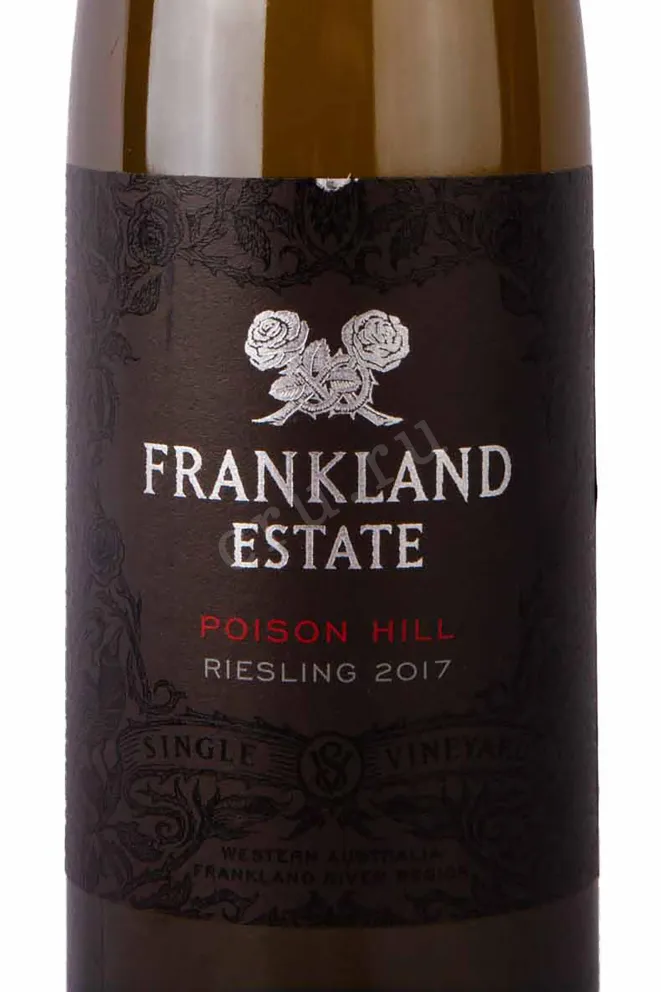 Этикетка Frankland Estate Poison Hill Vineyard Riesling 2017 0.75 л