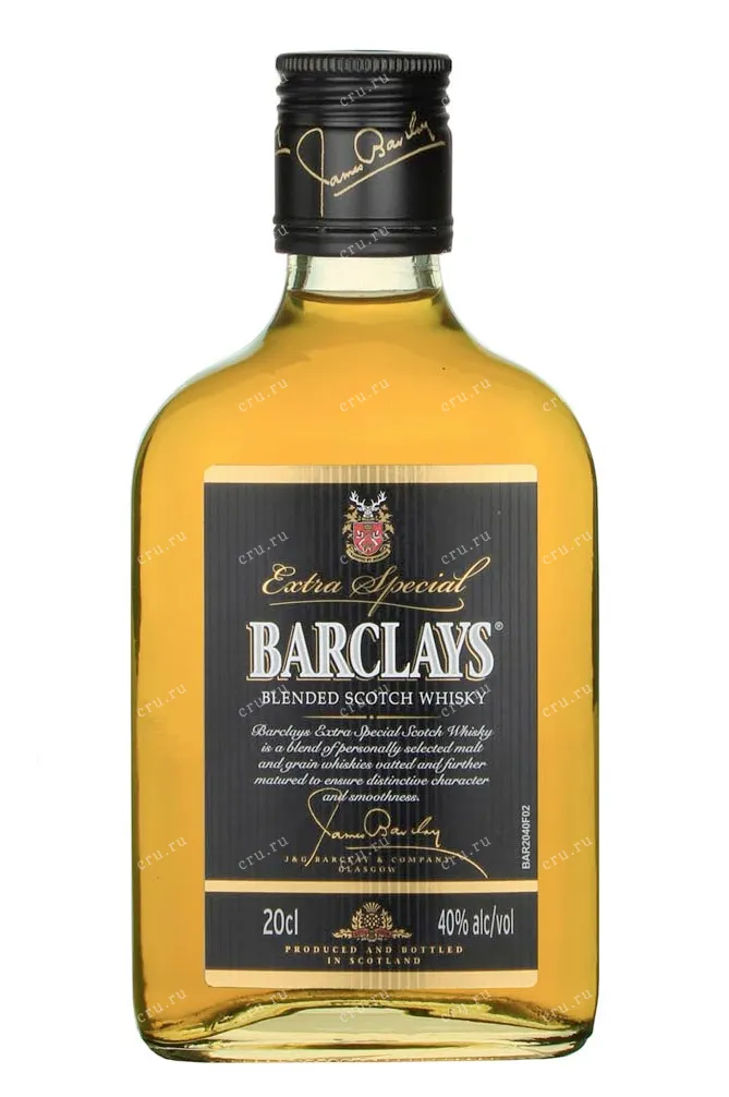 Фото — Виски Barclays  0.2 л