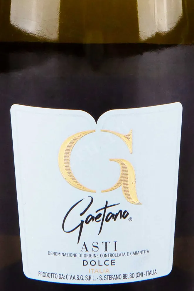 Этикетка Asti Gaetano in gift box 2023 0.75 л