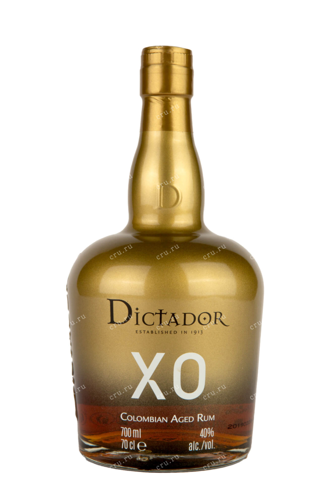 Бутылка Dictador XO Perpetual 0.7 л