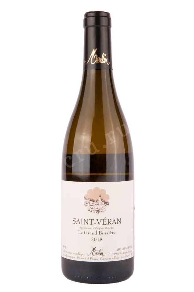 Вино Merlin Saint Veran Le Grand Bussiere 2018 0.75 л