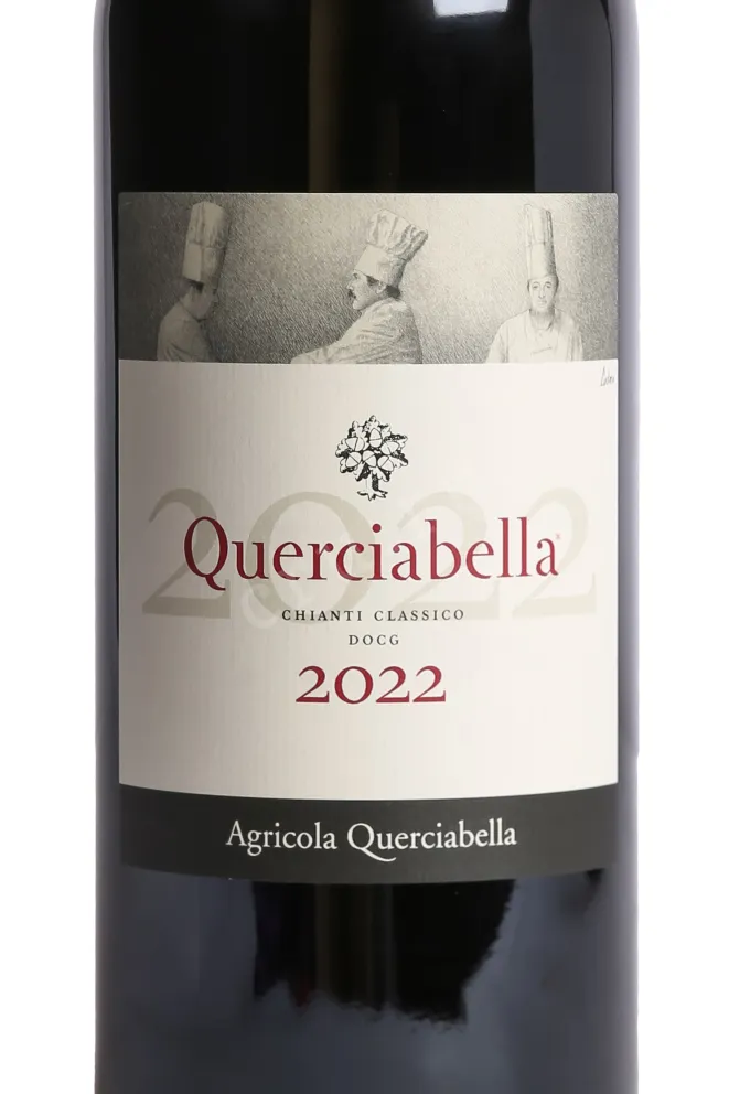 Этикетка Querciabella Chianti Classico in wooden box 2022 1.5 л