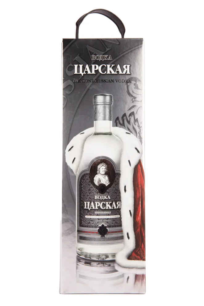 Подарочная упаковка водки Czar's Original gift box 1