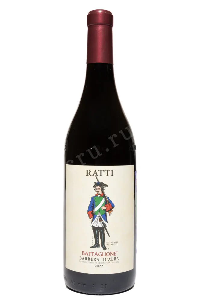 Вино Renato Ratti Battaglione Barbera d'Alba Red Dry DOC 2022 0.75 л