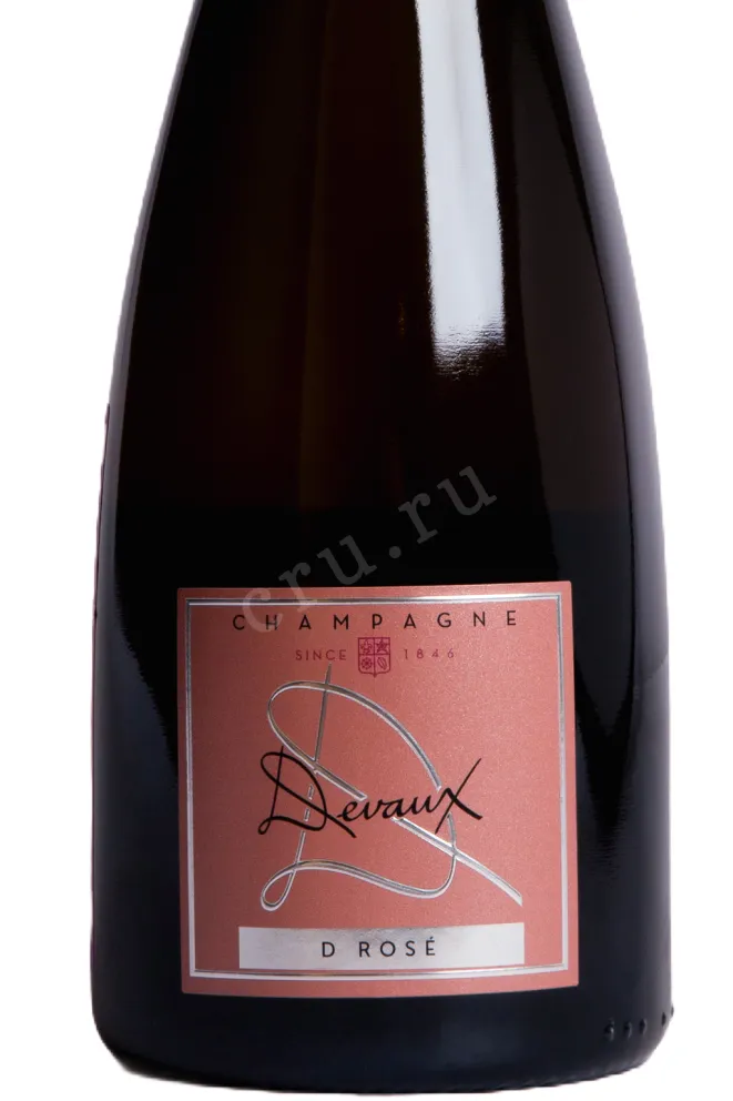 Этикетка Devaux D Rose in gift box 2014 0.75 л