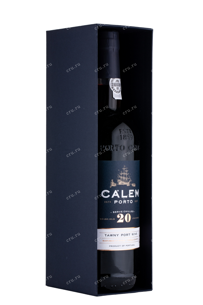 Бутылка в коробке портвейна Калем Тони 20 лет 0.75 л
