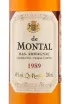 Арманьяк De  Montal 1989 0.2 л