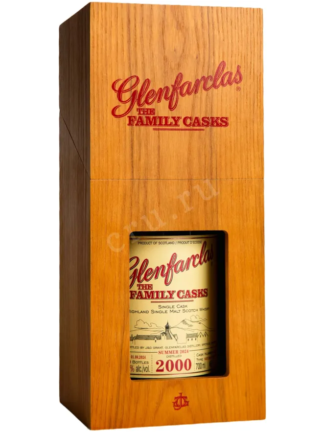 Подарочная коробка Glenfarclas Family Casks in gift box 2000 0.7 л