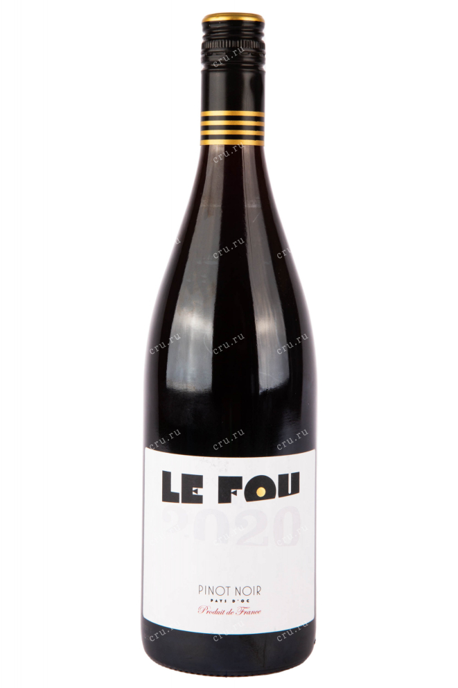 Вино Le Fou Pinot Noir 2020 0.75 л