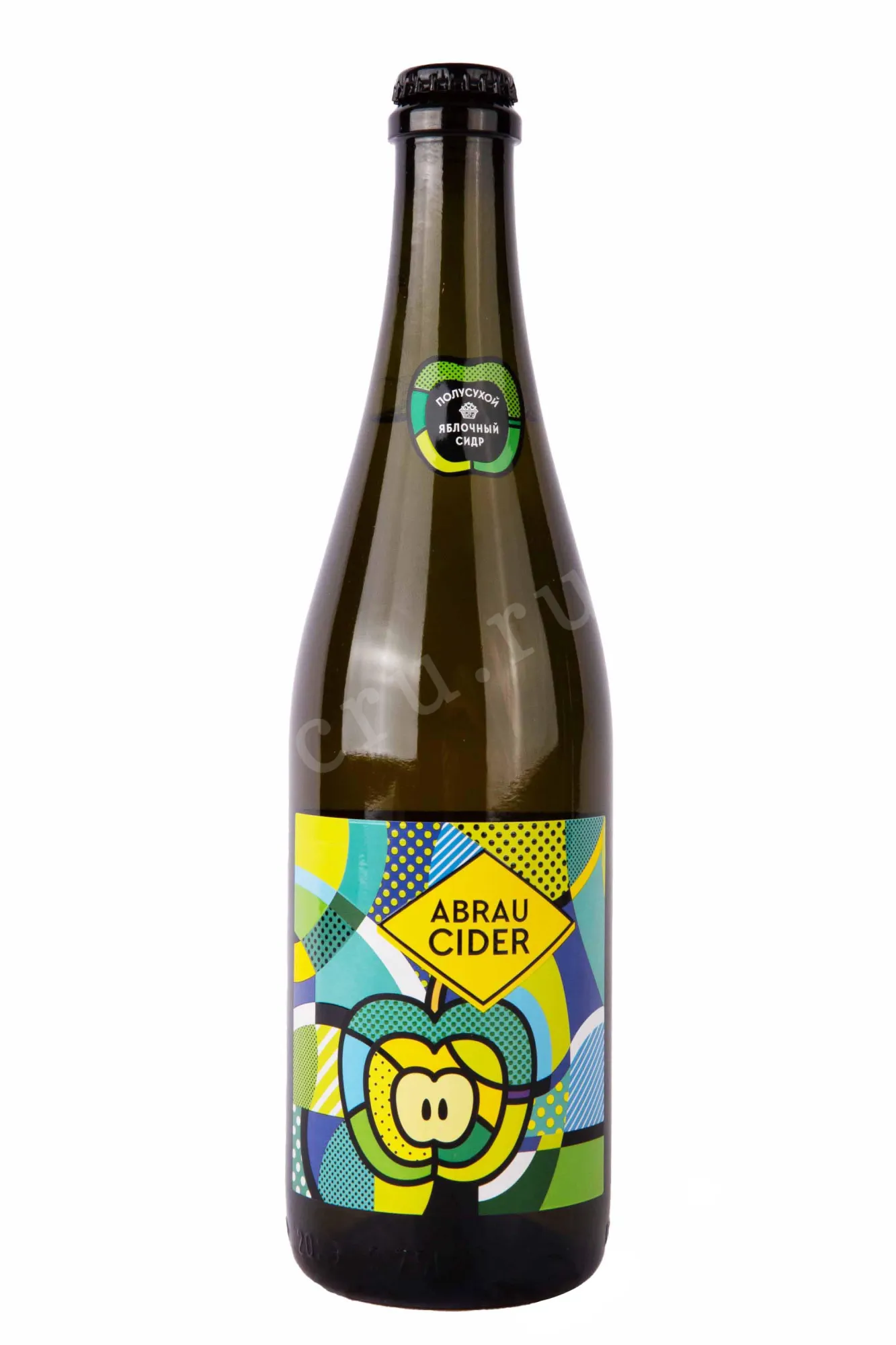 Фото — Сидр Abrau Apple Semidry  0.75 л