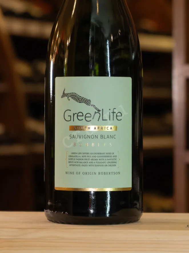 В магазине Крю Профи GreenLife Sauvignon Blanc Bubbles White Extra Brut 2024 0.75 л