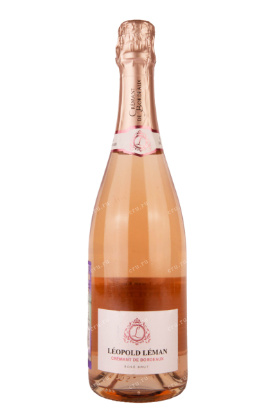 Игристое вино Leopold Leman Rose Brut Cremant de Bordeaux 2020 0.75 л