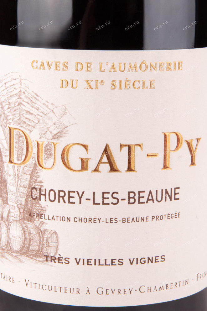 Этикетка вина Dugat-Py Chores-Les-Beaune Tres Vielles Vignes 2018 0.75 л