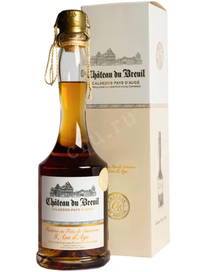 Кальвадос Chateau du Breuil Finition en Futs de Sauternes 8 Ans d'Age in gift box   0.7 л
