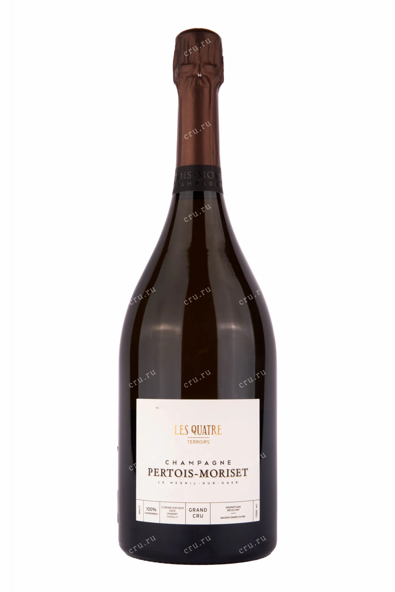 Фото — Шампанское Pertois-Moriset Les Quatre Terroirs Grand Cru  1.5 л