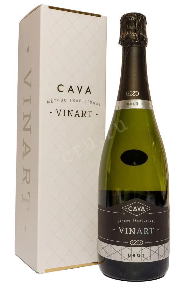 Игристое вино Vinart Brut Cava in gift box 2022 0.75 л