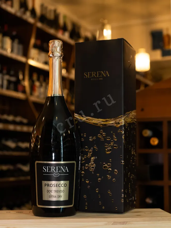 В магазине Крю Профи Serena 1881 Prosecco Treviso Extra Dry gift box 2023 1.5 л