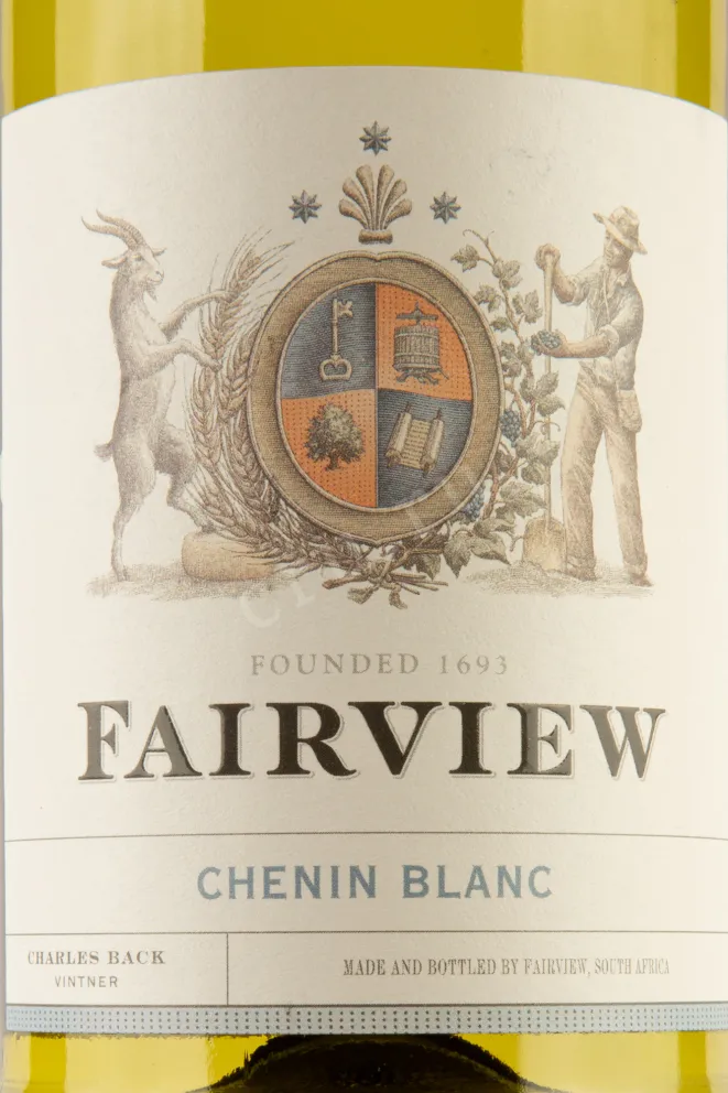 Этикетка Chenin Blanc Fairview Wines 2022 0.75 л