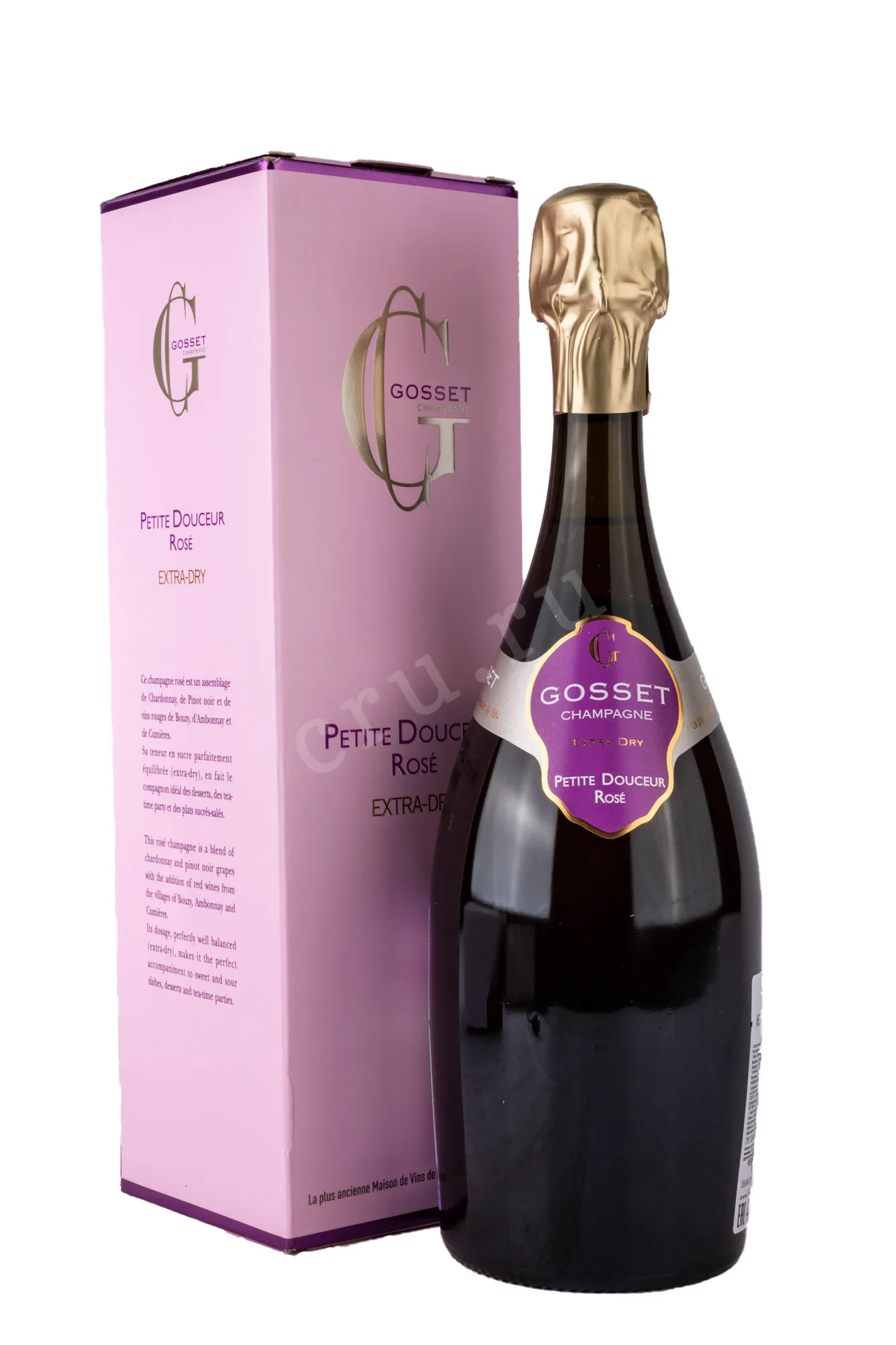 Фото — Шампанское Gosset Petite Douceur gift box  0.75 л
