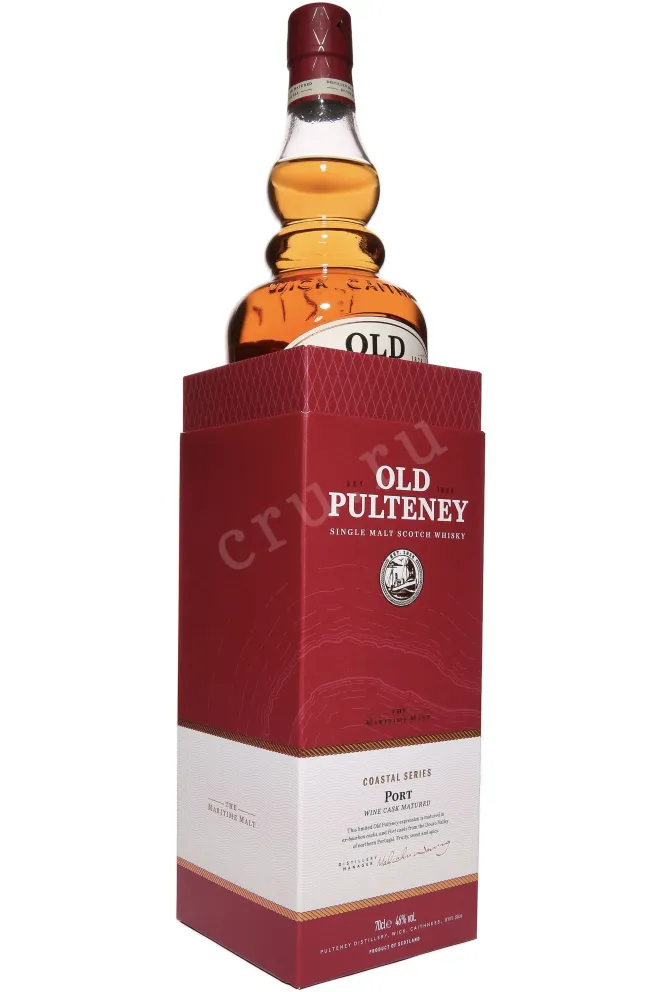 В подарочной коробке Old Pulteney Port Wine Cask Matured in gift box 0.7 л