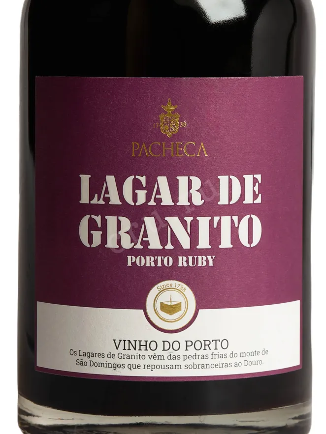 Этикетка Pacheca Lagar De Granito Ruby 2021 0.75 л