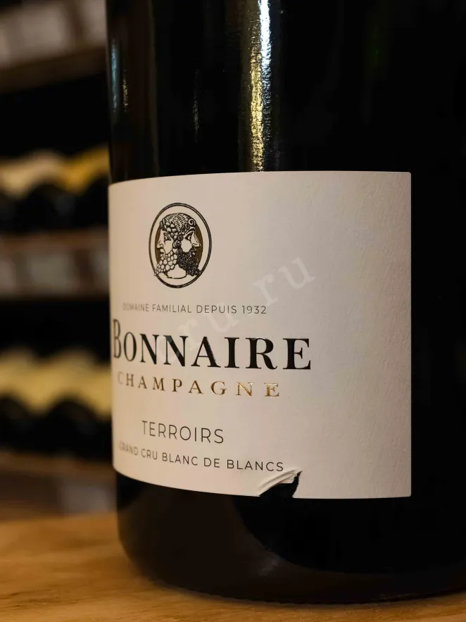 В магазине Крю Профи Bonnaire Terroirs Grand Cru Blanc De Blancs in wooden box 2017 3 л