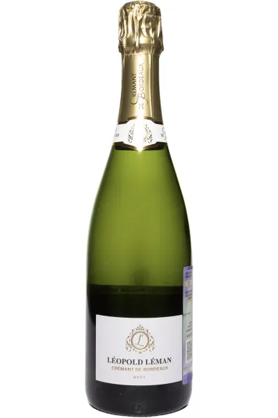 Игристое вино Leopold Leman Brut Cremant de Bordeaux AOC 2020 0.75 л