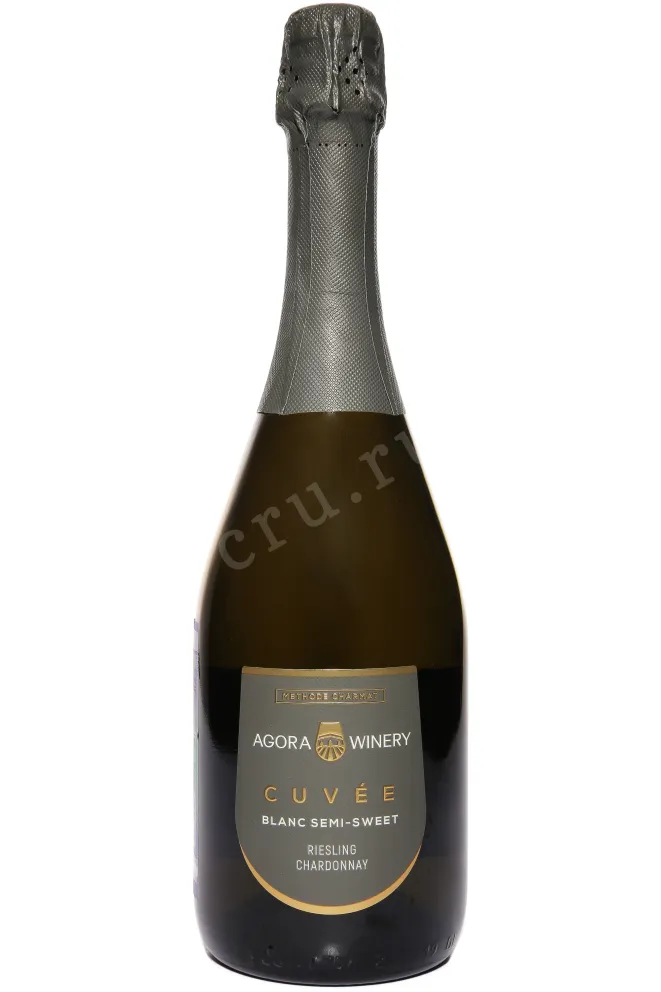 Бутылка Agora Cuvee Riesling Chardonnay in gift box 2024 0.75 л