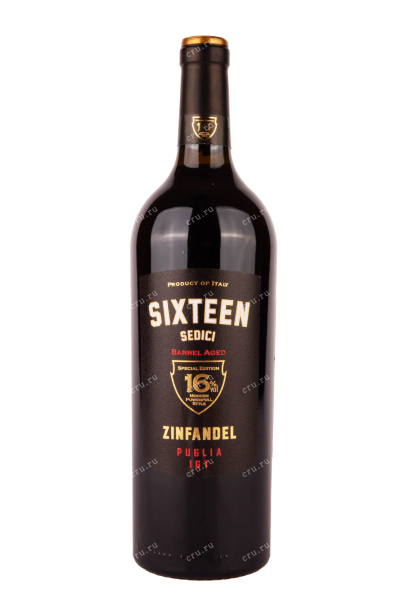 Вино Sixteen Zinfandel 2018 0.75 л