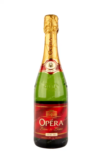 Игристое вино Opera Blanc de Blancs Demi-Sec  0.75 л