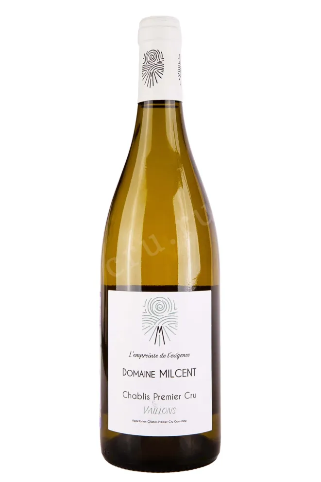 Вино Domaine Milcent Chablis Premier Cru Vaillons 2021 0.75 л