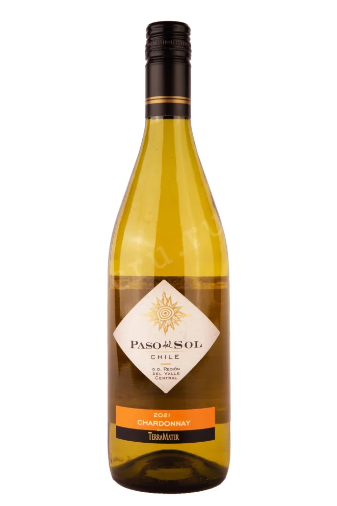 Вино TerraMater Paso Del Sol Chardonnay 2022 0.75 л