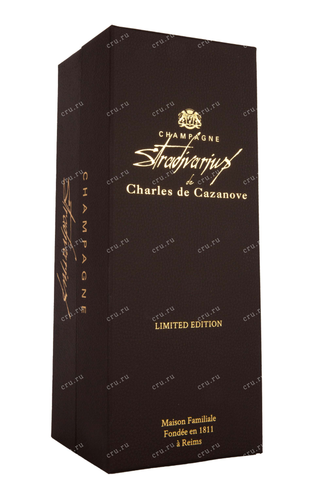 Подарочная коробка Charles de Cazanove Stradivarius Brut 2009 0.75 л