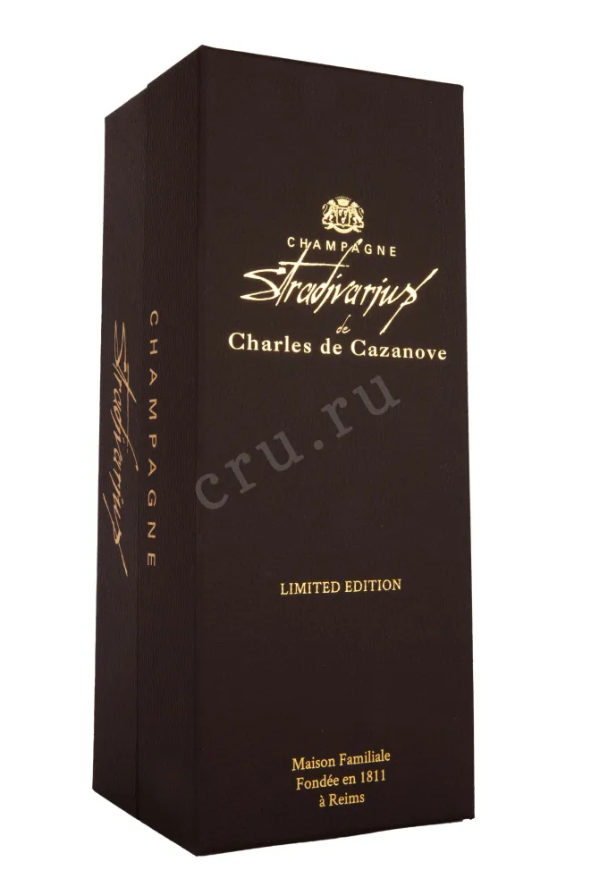 Подарочная коробка Charles de Cazanove Stradivarius Brut 2009 0.75 л