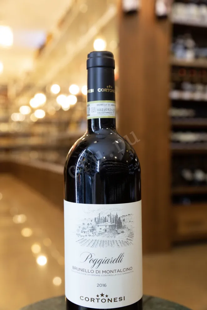 В магазине Крю Профи Cortonesi Poggiarelli Brunello di Montalcino 2016 0.75 л