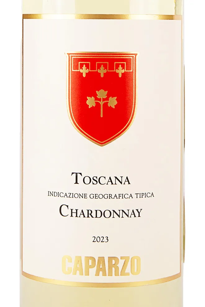 Этикетка Caparzo Chardonnay Toscana 2023 0.75 л
