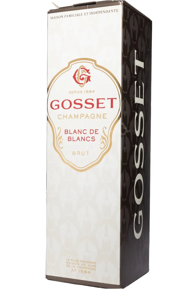 Подарочная коробка Gosset Blanc De Blancs Brut in gift box 2019 0.75 л
